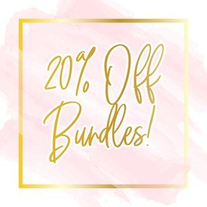 20% off all bundles of at least two items!